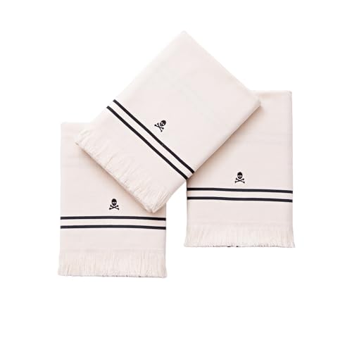 Scalpers - Set of 3 Kitchen Towels 50 x 70 cm 100% Cotton 320GSM Logo Embroidery