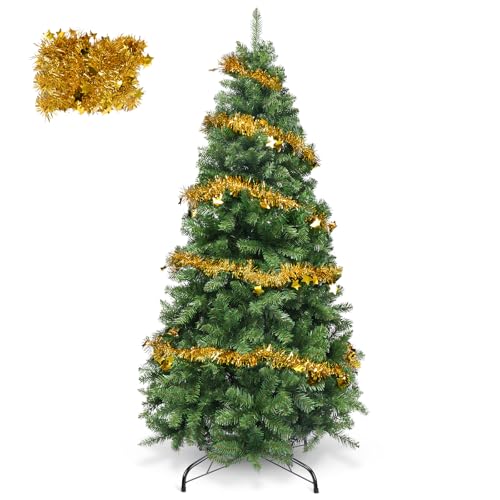 YEAUPE PRO Artificial Christmas Tree 210 cm Diameter Approx. 110 cm Approx. 1000 Tips Artificial Christmas Tree with Metal Stand for Living Room and Garden
