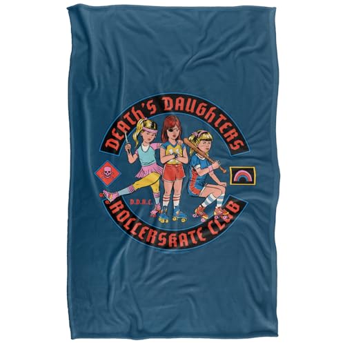 Steven Rhodes D.D.R.C. Death Daughters Rollerskate Club Silky Touch Super Soft Throw Blanket 91 X 147 Cm