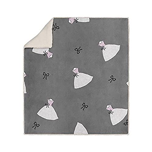 Soleil d'ocre Anais Cuddle Blanket, Polyester, Grey, 110 x 170 cm