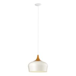 Eglo Pendant Light Obregon, 1-Light Modern Hanging lamp