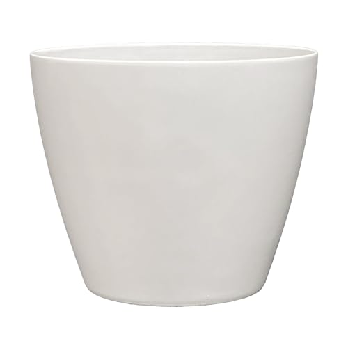 "Classic Home and Garden 807-405S Vogue Planter, 8"", Stark White"