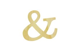 Artemio 11.5 cm Wooden And Letter, Beige