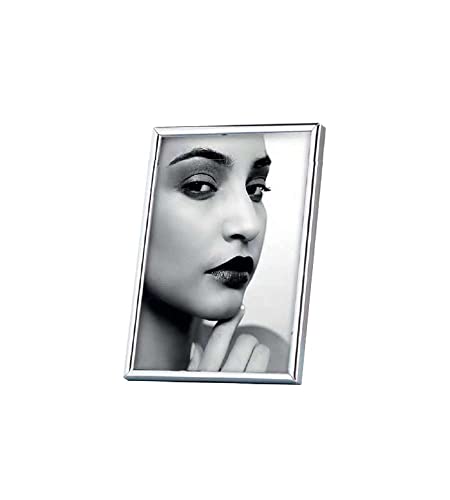 Mascagni Photo Frame, Metal, Silver, 20.8 x 15.8 x 1.5 cm