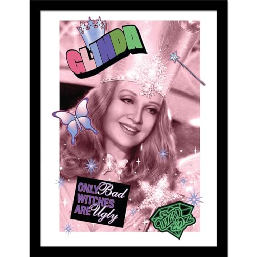 Pyramid International The Wizard Of Oz (Glinda) Collector Print (Framed) 30cm x 40cm - A Stunning Artwork to Enhance Your Collection or Living Space, One Size