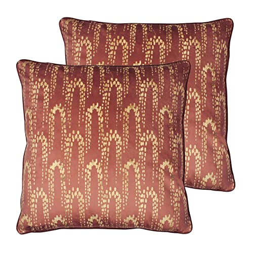 furn. Wisteria Feather Filled Cushions Twin Pack,50 x 50cm
