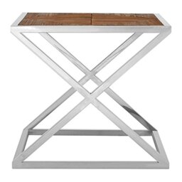 Premier Housewares Hudson Side Table, Wood - Natural