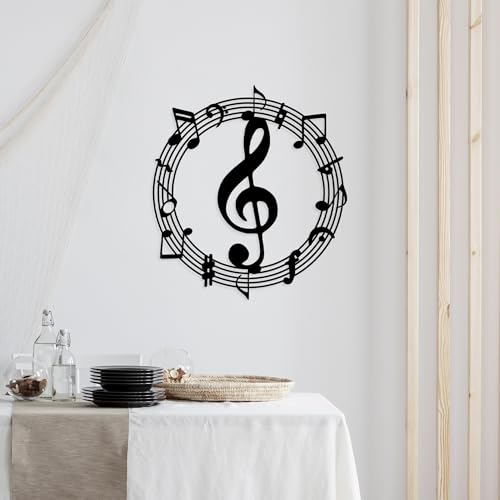 Stylish Black Decorative Metal Wall Accessory, 63 x 70 cm, 100% Metal, 1.5 mm Thick, Lightweight & Easy to Hang, Perfect for Modern Home Decor