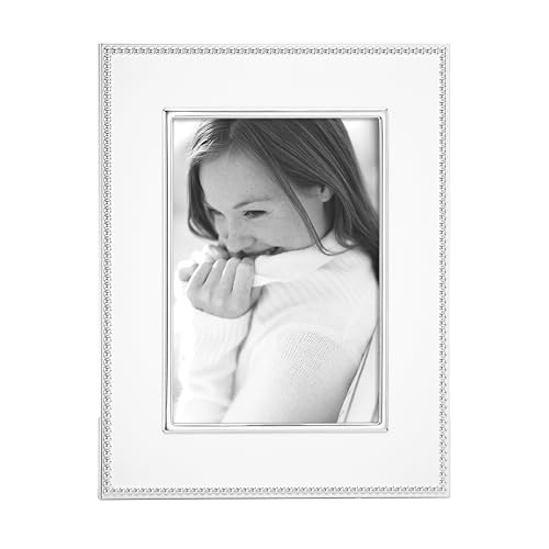 "Reed & Barton Lyndon Silverplate 5"" X 7"" Photo Frame, Silver, Metallic, 1.6 LB"