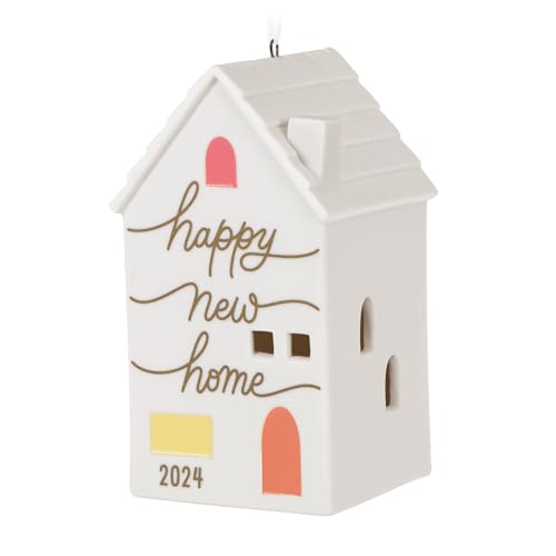 Hallmark Keepsake Christmas Ornament 2024, New Home, Porcelain, Gift for Couple