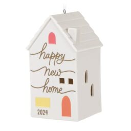 Hallmark Keepsake Christmas Ornament 2024, New Home, Porcelain, Gift for Couple