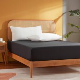 Sonive Single Fitted Sheet,Soft Brushed Microfibre,Shrinkage&Fade Resistant