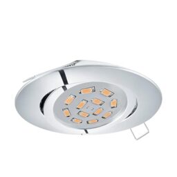 EGLO recessed spotlight Tedo, Ceiling Spot, Aluminium Cast in Chrome