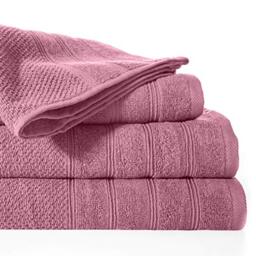 Eurofirany DESIGN91 100% Cotton Hand Towels, Terry Towel, Shower Towel, Bath Towel, Bathroom, 70 x 140 cm, Purple