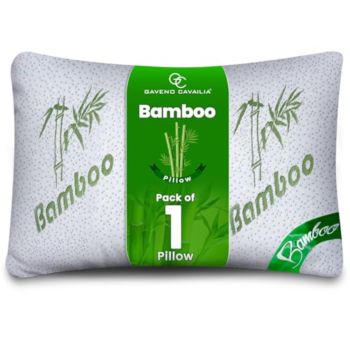 GC GAVENO CAVAILIA Bamboo Pillow Memory Foam Orthopaedic Neck Support (Pack of 1)