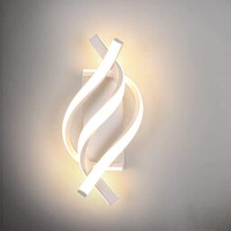 Comely Modern LED Wall Light Indoor, 22W Spiral LED Wall Lamps for Bedroom