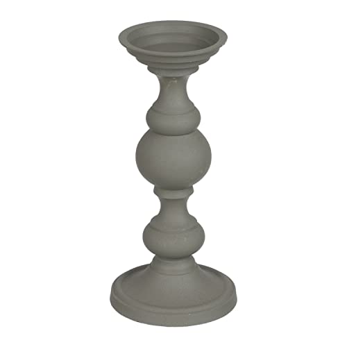 Green Aluminium Candle Holder 15 x 15 x 32 cm