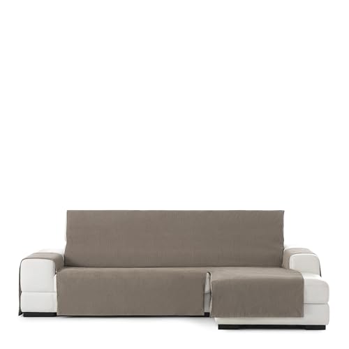 Eysa Rabat practica chaise longue cover 240cm., color 11/vison, right-frontal view