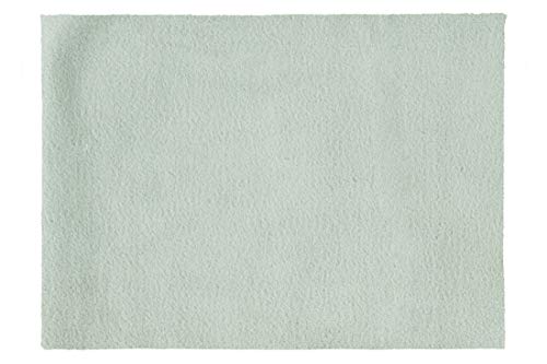 Eurofirany Decorative Floor Carpet Runner Bath Bathroom mat Living Room Bedroom Kitchen Rectangular Faux Fur Soft, Mint, 75 x 150 cm