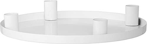 Bloomingville Advent candle holder, white, diameter 25 cm.