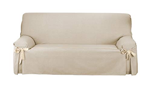 Martina Home Sofa Cover Turia 4 Seater Ecru