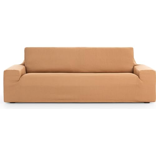 ECOMMERC3 Universal and Versatile 4 Seater Sofa Cover ??? Yellow Sofa Cover Protector Easy to Install for Back, Seat and Arms