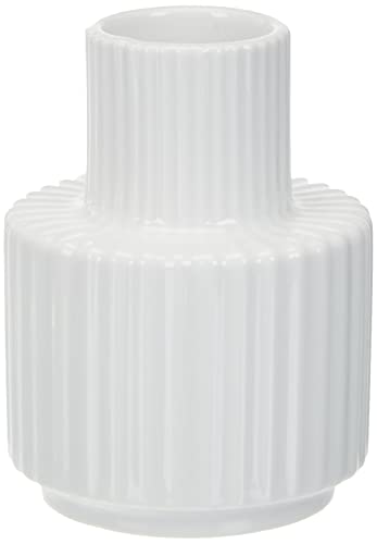 Lyngby Porcelæn Candlestick H7 cm Lyngby Classic Simple Design, White