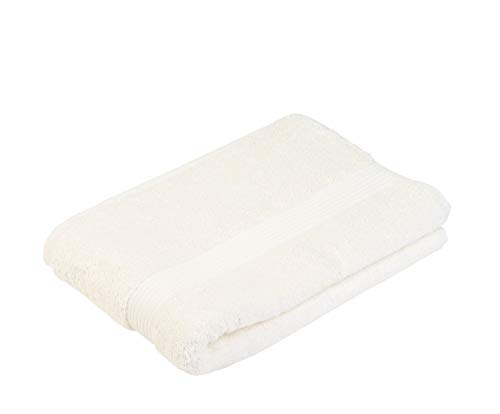G??zze - New York Bath Towel, Soft and Absorbent, 100% Cotton, 70 x 140 cm - Nature