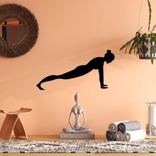 Stylish Black Decorative Metal Wall Accessory, 60 x 30 cm, 100% Metal, 1.5 mm Thickness, Perfect for Modern Home Decor & Unique Wall Art