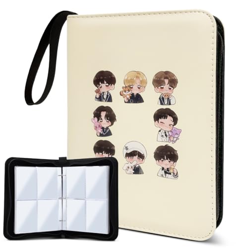 Kpop Photocard Binder Cute 400 Pockets Photocard Holder Book with Sleeves Photo Album for Lomo Cards