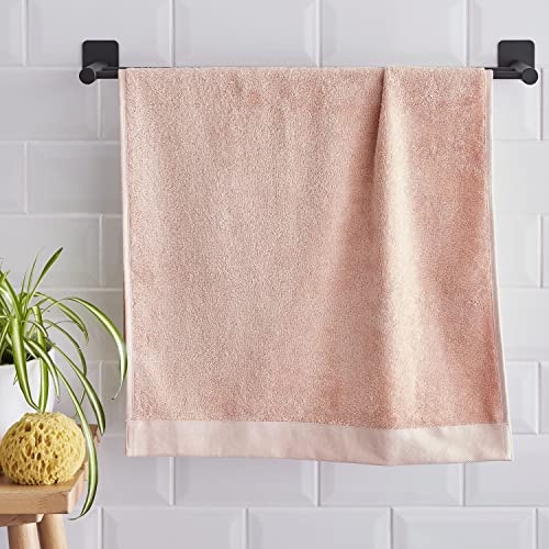 Pineapple Elephant Bathroom Bamboo Combed 500 gsm Soft & Absorbent Cotton Blend Bath Towel Blush Pink