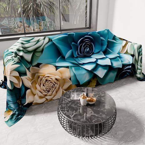 PETTI Artigiani Italiani - Spring Summer Single Bedspread Lightweight Single Bed Sheet Bedspread Floral 05-15 100% Made in Italy