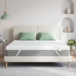 Novilla 3 Inch Gel Memory Foam Mattress Topper Twin, Ventilated Twin Size Mattress Topper for Comfort Body Support &Pressure Relief, Non-Slip Design Soft Mattress Topper with Breathable Cover