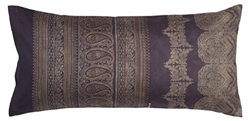 Bassetti Brunelleschi V7 9285929 Cushion Cover 100% Mako Satin 40 cm x 80 cm Grey