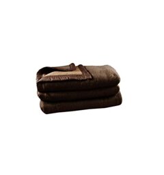 Poyet Motte Napoli Havana/Beige Acrylic Blanket Havana Beige 260 x 240 x 1 cm