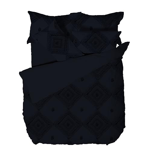 Linen House Adalyn Duvet Cover Set, Indigo, Single