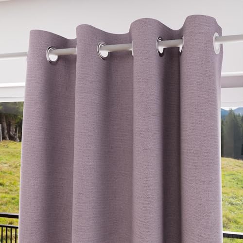 Soleil d'ocre Eclipse Blackout Curtain, Polyester, Pink, 140 x 180 cm