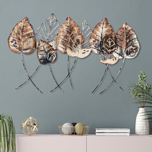 Handmade Decorative Metal Wall Accessory, 67 x 112 cm, 100% Metal (1.5 mm), Unique Hand-Painted Design, Perfect for Home Decor & Art Lovers