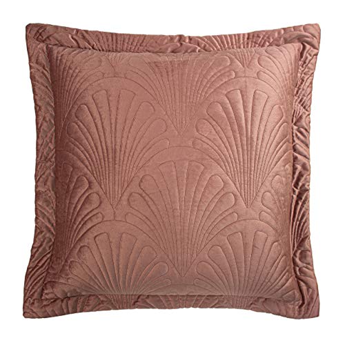 Paoletti Palmeria Polyester Filled Cushion, Blush, 60 x 60 cm