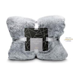 Römer Wellness Luxury Fur-Feeling Blanket - 150 x 200 cm, 530 g/m², Elegant Double-Face Look, Luxury for All Senses: Anti-Static, Faux Fur Side Reminiscent of Rabbit Fur, Oeko-Tex 100