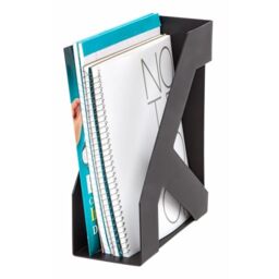 IRIS USA IRIS Large Magazine Holder, 8 Pack, Black, 8-Pack