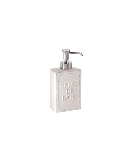 Gedy Vivienne Soap Dispenser, Ceramic, White, One Size