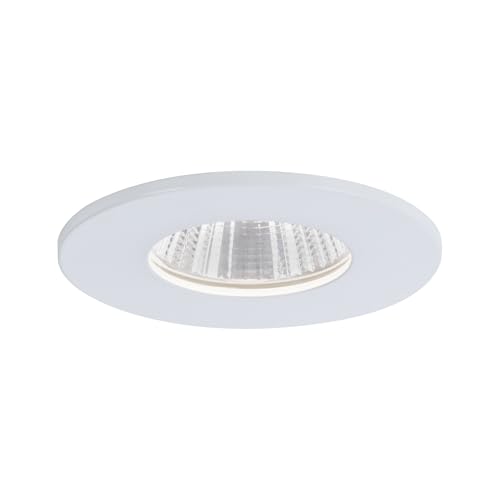 Paulmann 93670 Calla LED recessed luminaire Round incl. 1x7W recessed Spotlight IP65 White matt spot Plastic, Aluminium recessed lamp 4000K
