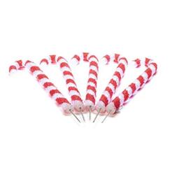 Konstsmide Christmas Outdoor Figures Decoration/Outside Lights LED Acrylic Festive Candy Canes/Outdoor Lighting (IP44) / 80 Cool White LEDs/Transparent Cable