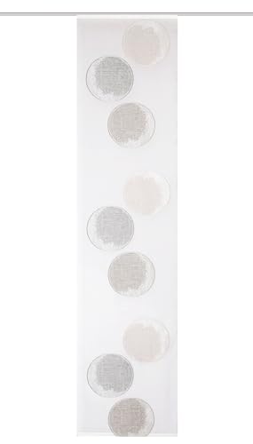 HOME WOHNIDEEN REMONA Sliding Curtain 245 x 60 cm, Transparent, Copper, Size: 245 x 60 cm, Quantity: 1