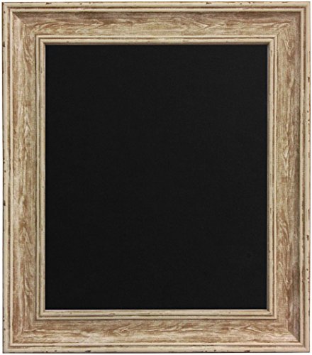 Scandi Distressed Wood Picture Photo Frame with Black Backing Board 16 x 12 inch