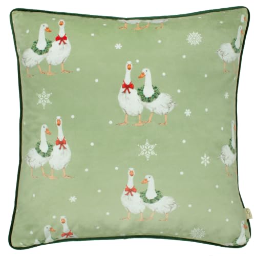 furn. Evans Winter Geese Polyester Filled Cushion (Multicolour - 43x43cm)