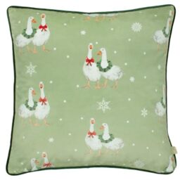 furn. Evans Winter Geese Polyester Filled Cushion (Multicolour - 43x43cm)