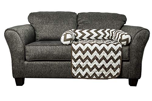 Quick Fit Fubba Reversible Pet Bed & Chair Cover in Chocolate, 21x34