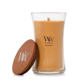 WoodWick Scented Candle with Crackling Wick - Golden Bourbon Large Hourglass Candle - Long Burning Candles: Up to 130 Hours - Perfect Gifts for Women